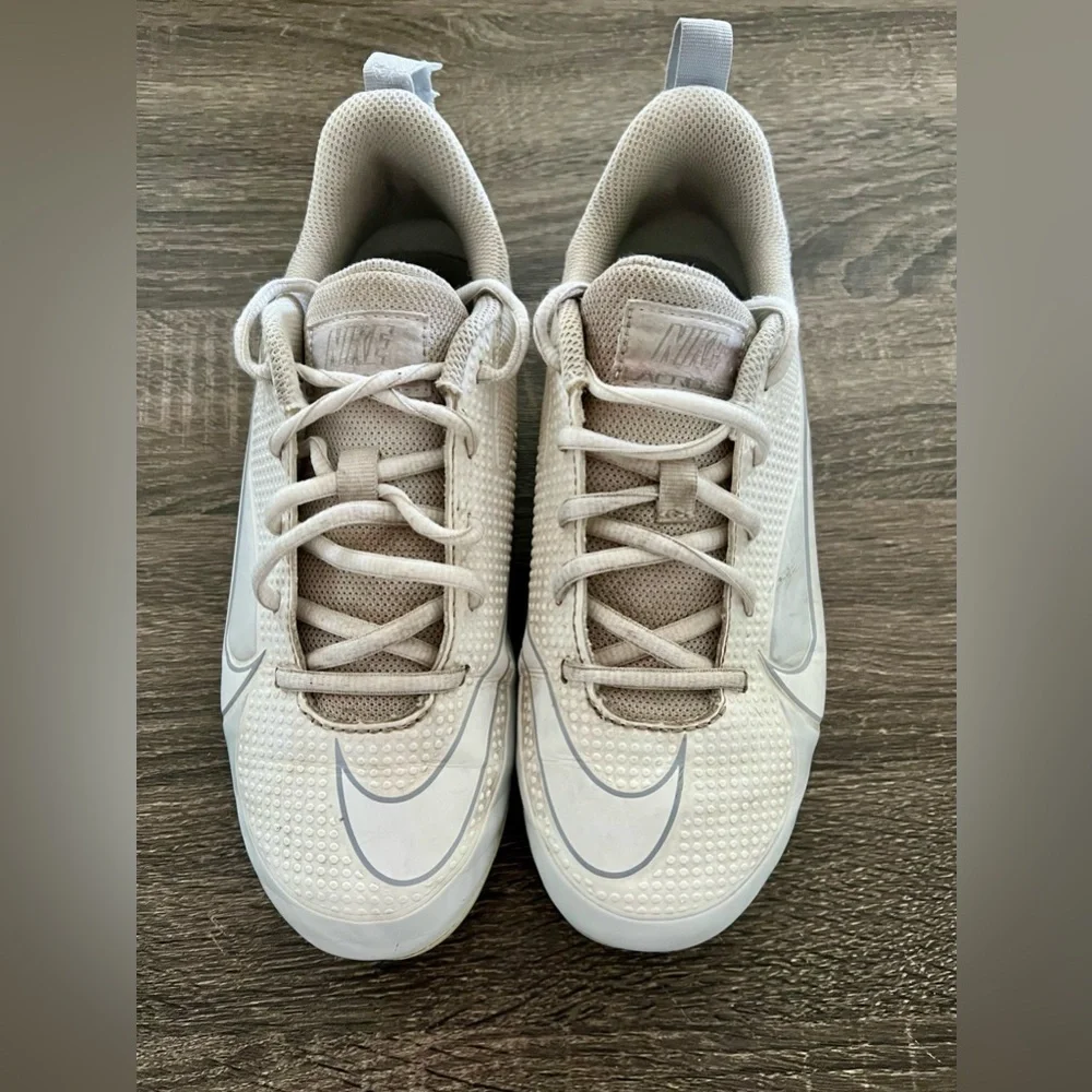 Nike Huarache Youth Lacrosse Cleats White Size 5Y • Fast Sale • Great Condition‌